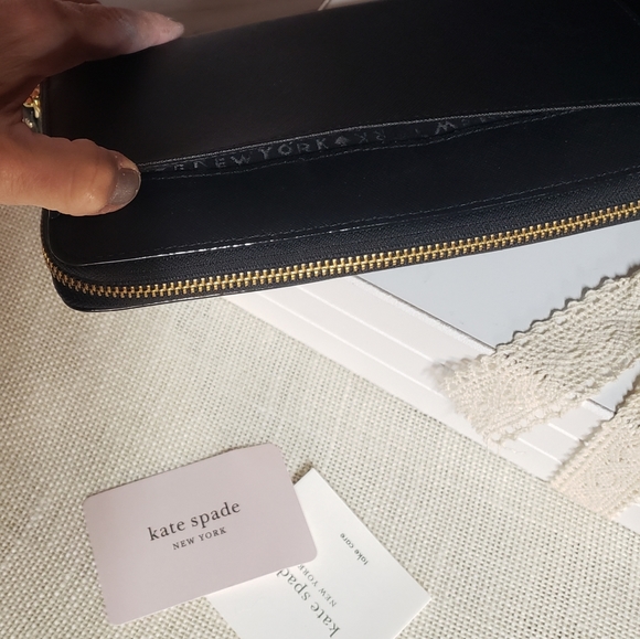 Kate Spade Black Leather Wallet - Picture 4 of 9